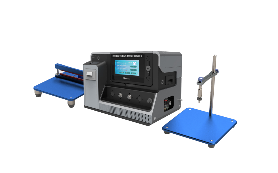 无约束包装袋胀破压力测试仪,医疗器械包装无约束抗内压破坏试验仪,医疗器械包装有约束抗内压破坏试验仪，包装袋胀破测试仪, 三面热封袋封口密封仪,泄漏与密封强度试验仪